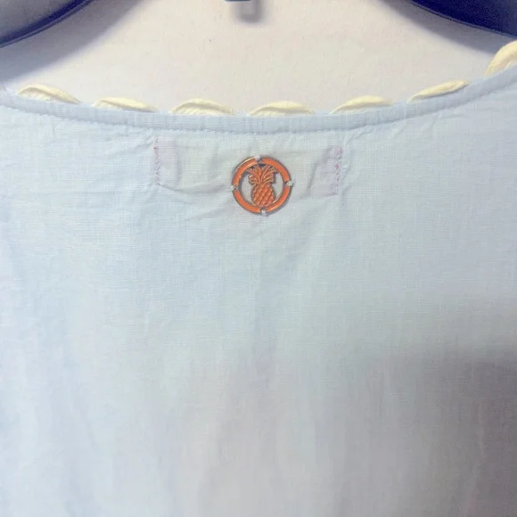 NWT Simply Southern RicRac Cotton Poplin A-line Mini Dress, Size Large - Picture 4 of 7